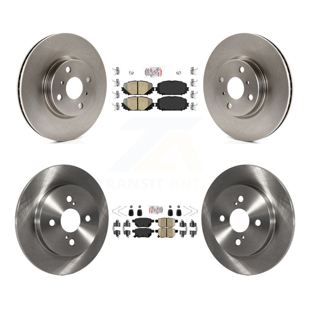 Front Rear Ceramic Pads And Disc Brake Rotors Kit For Toyota Yaris K8A-102321