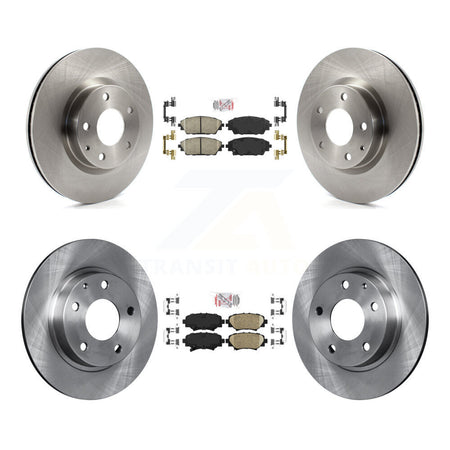 Front Rear Ceramic Pads And Disc Brake Rotors Kit For Mazda 3 Sport K8A-102323