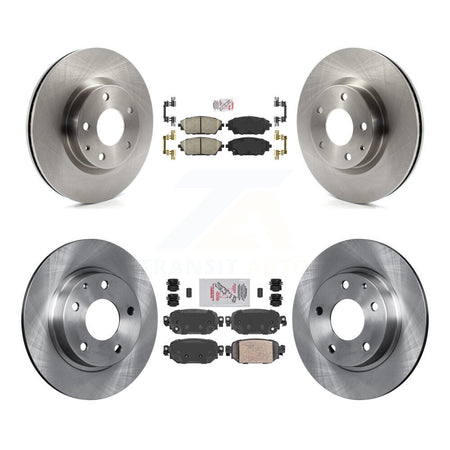 Front Rear Ceramic Pads And Disc Brake Rotors Kit For 2019-2022 Mazda CX-3 AWD K8A-102332