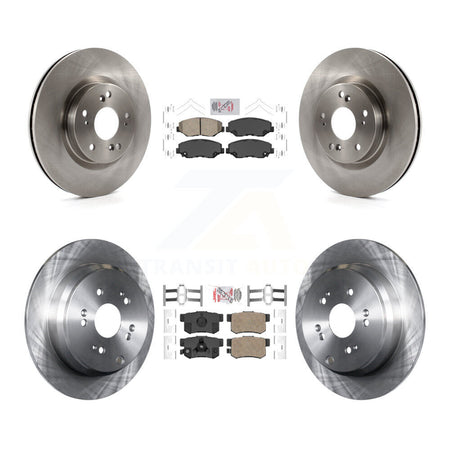 Front Rear Ceramic Pads And Disc Brake Rotors Kit For 2012-2016 Honda CR-V FWD K8A-102342