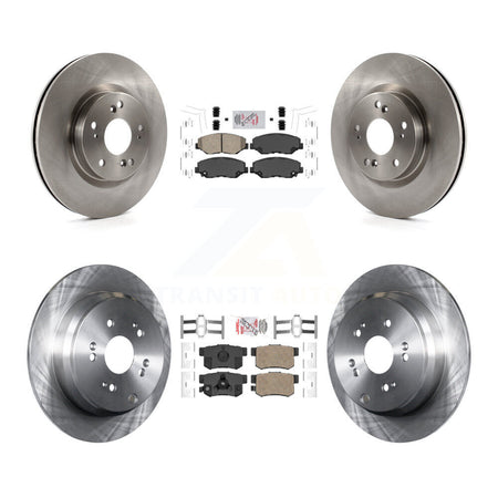 Front Rear Ceramic Pads And Disc Brake Rotors Kit For 2012-2016 Honda CR-V FWD K8A-102344