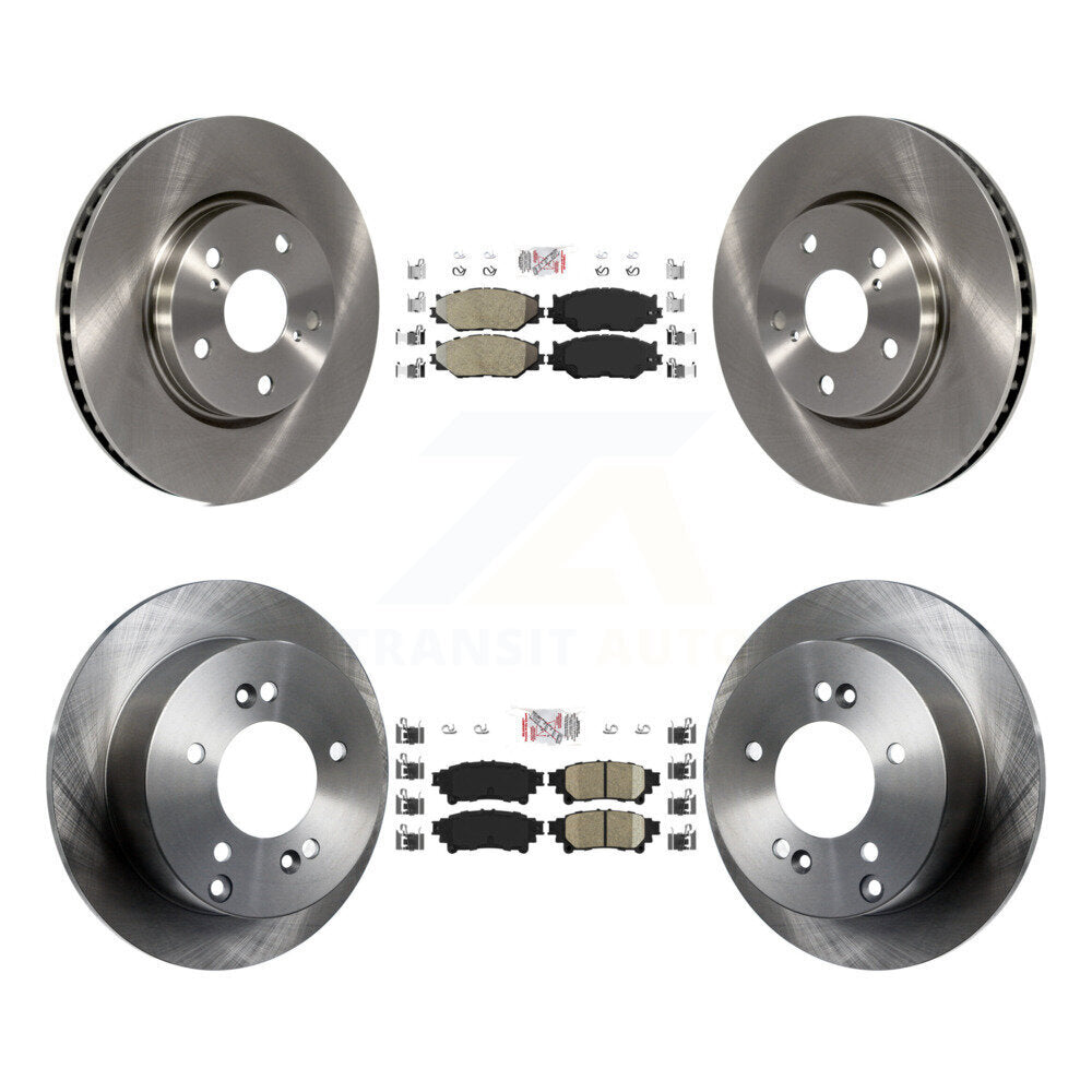 Front Semi-Metallic Rear Ceramic Pad Brake Rotor Kit For Lexus IS250 With F Sport Package K8A-102350
