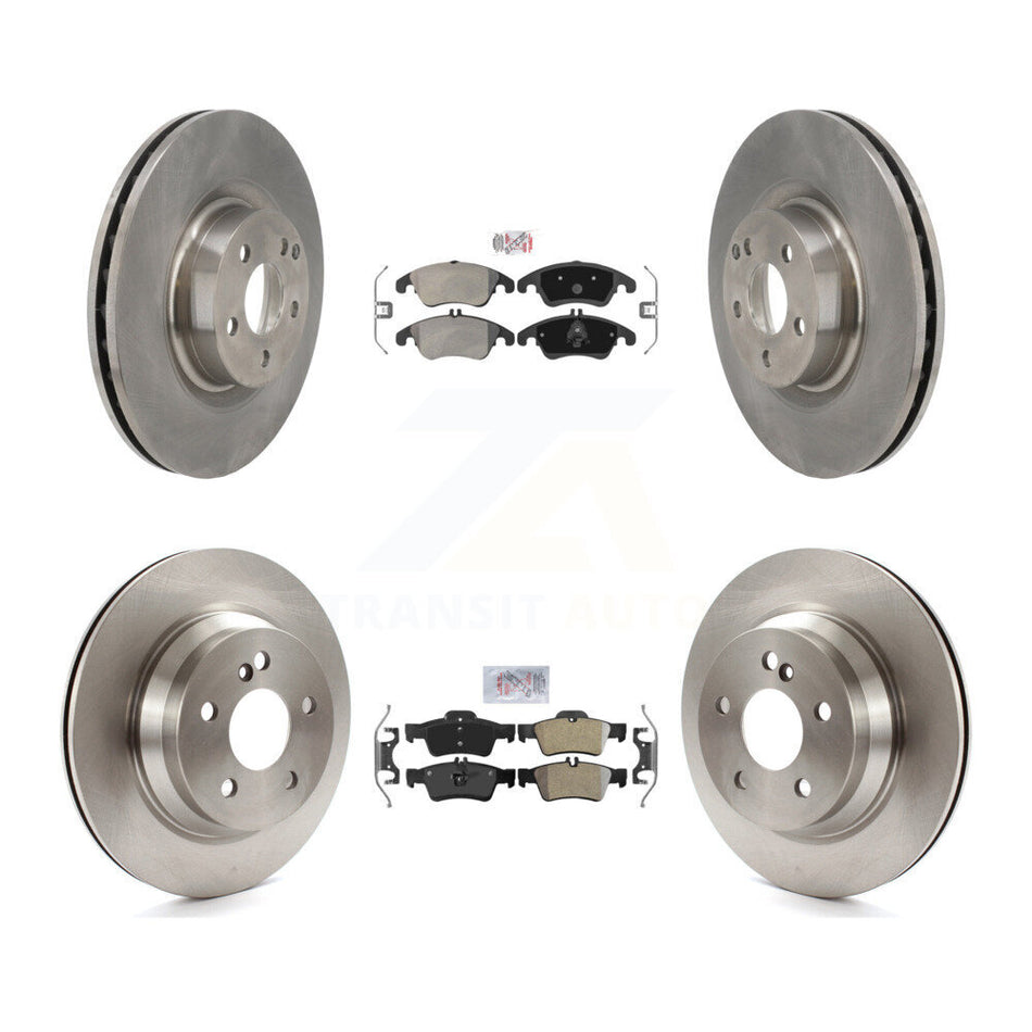 Front Rear Semi-Metallic Pads And Disc Brake Rotors Kit For Mercedes-Benz E400 K8A-102355