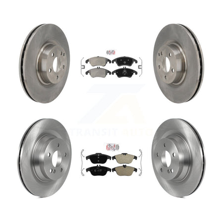 Front Rear Semi-Metallic Pads And Disc Brake Rotors Kit For Mercedes-Benz E550 K8A-102359