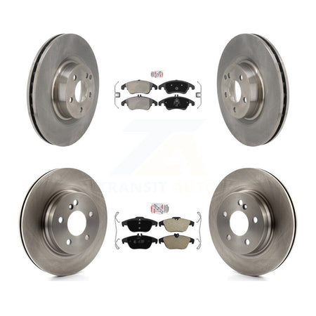 Front Rear Semi-Metallic Pads And Disc Brake Rotors Kit For Mercedes-Benz E550 K8A-102360