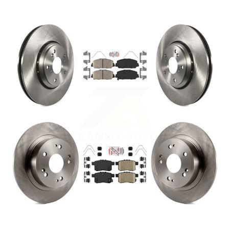 Front Rear Ceramic Pads And Disc Brake Rotors Kit For Honda Accord K8A-102369
