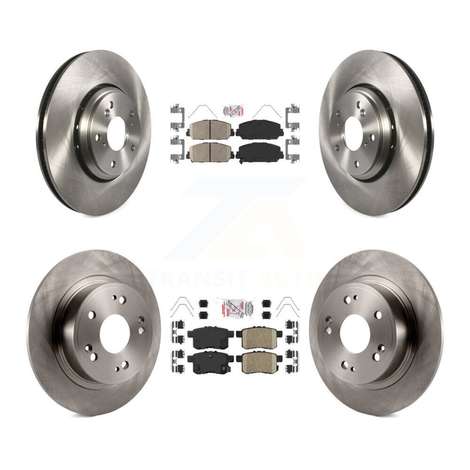 Front Rear Ceramic Pads And Disc Brake Rotors Kit For Honda Accord K8A-102369
