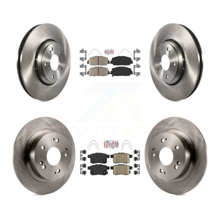 Front Rear Ceramic Pads And Disc Brake Rotors Kit For Honda Accord K8A-102370