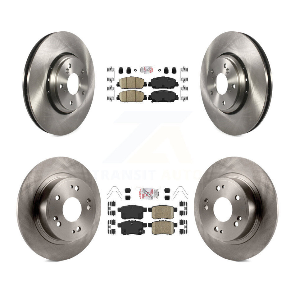 Front Rear Ceramic Pad Brake Rotor Kit For Honda Accord Hybrid EX-L Touring K8A-102373