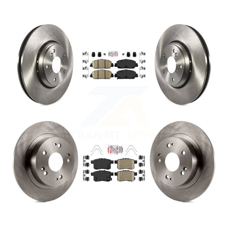 Front Rear Ceramic Pad Brake Rotor Kit For Honda Accord Hybrid EX-L Touring K8A-102374