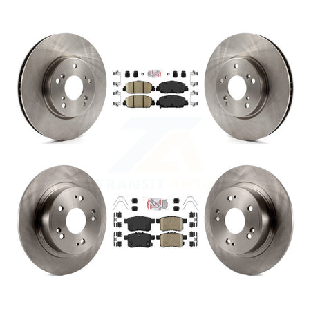 Front Rear Ceramic Pads And Disc Brake Rotors Kit For Honda Accord K8A-102377