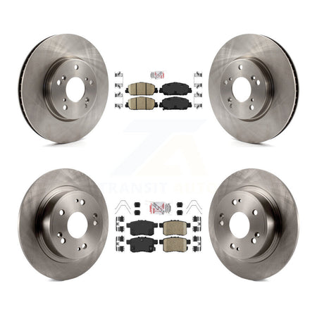 Front Rear Ceramic Pads And Disc Brake Rotors Kit For Honda Accord K8A-102379