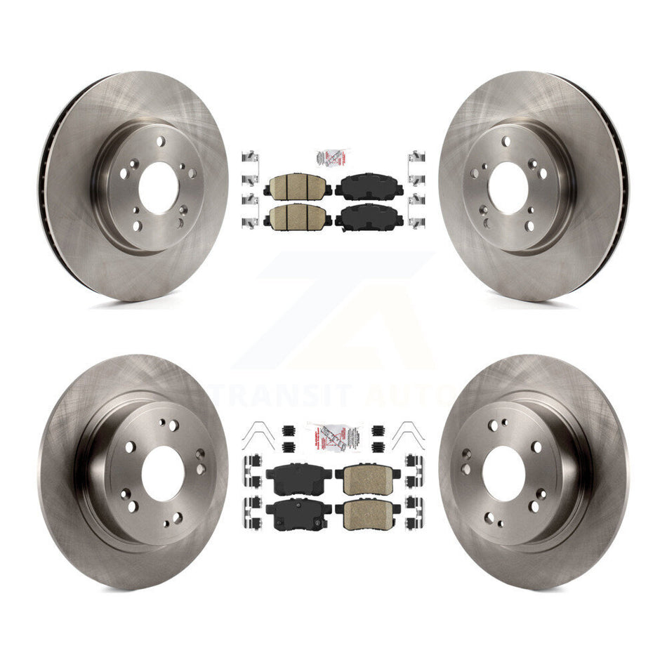 Front Rear Ceramic Pads And Disc Brake Rotors Kit For Honda Accord K8A-102379