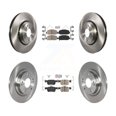 Front Rear Ceramic Pads And Disc Brake Rotors Kit For Honda Civic K8A-102392