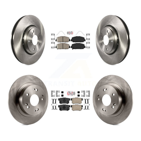 Front Rear Ceramic Pads And Disc Brake Rotors Kit For 2017-2022 Acura ILX K8A-102398