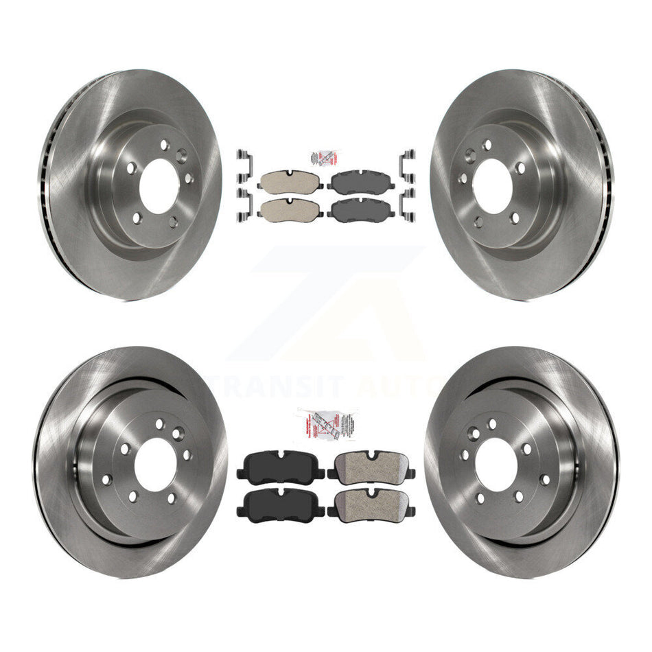Front Rear Semi-Metallic Pads And Disc Brake Rotors Kit For Land Rover LR3 Range Sport K8A-102399