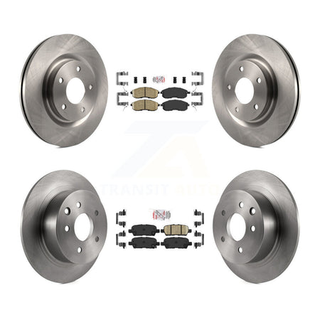 Front Rear Ceramic Pads And Disc Brake Rotors Kit For Nissan Juke K8A-102416