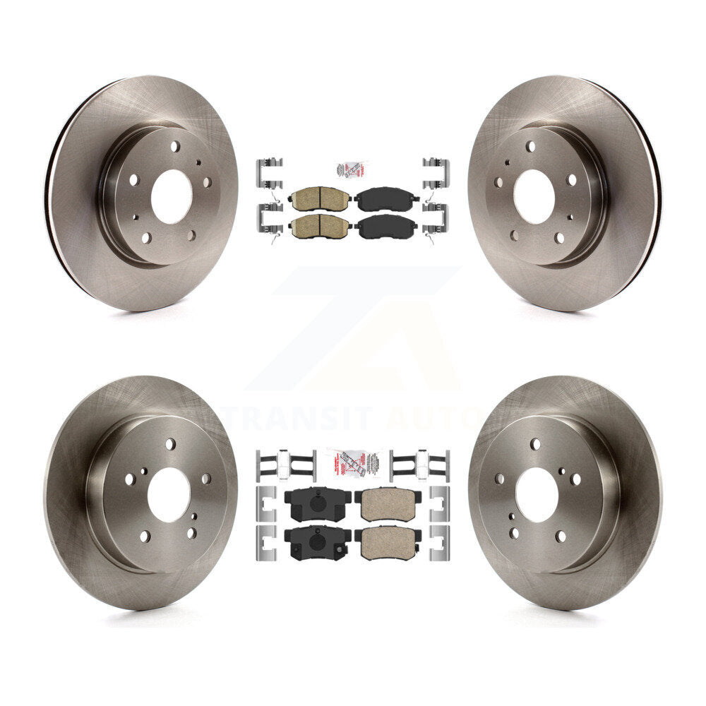 Front Rear Ceramic Pads And Disc Brake Rotors Kit For Suzuki SX4 Crossover K8A-102418