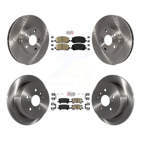 Front Rear Ceramic Pads And Disc Brake Rotors Kit For Toyota Highlander K8A-102420
