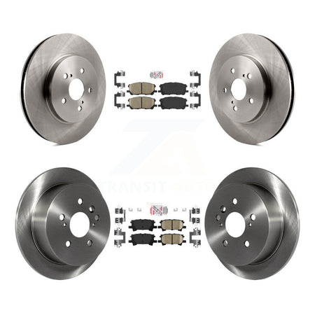 Front Rear Ceramic Pad And Brake Rotor Kit For Lexus RX350 RX330 Toyota Highlander RX400h K8A-102421