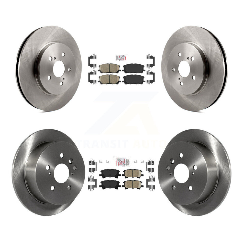 Front Rear Ceramic Pad And Brake Rotor Kit For Lexus RX350 RX330 Toyota Highlander RX400h K8A-102421