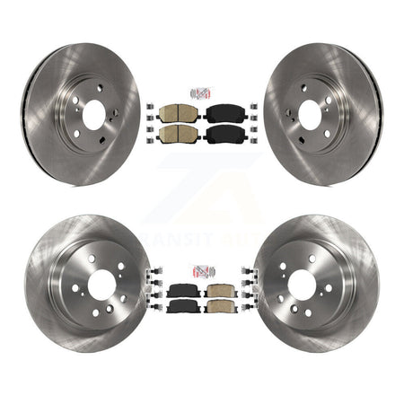 Front Rear Ceramic Pads And Disc Brake Rotors Kit For 2001-2003 Toyota Highlander AWD K8A-102422