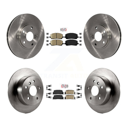 Front Rear Ceramic Pads And Disc Brake Rotors Kit For 2001-2003 Toyota Highlander FWD K8A-102423