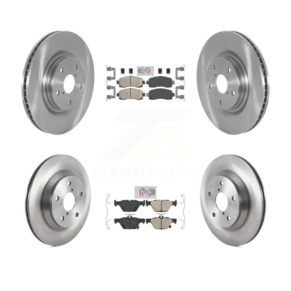 Front Rear Ceramic Pads And Disc Brake Rotors Kit For Subaru Forester Crosstrek K8A-102440