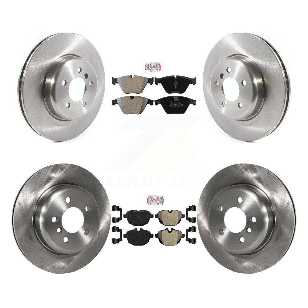 Front Rear Semi-Metallic Pad Disc Brake Rotor Kit For BMW 535i xDrive 535d ActiveHybrid 5 K8A-102445