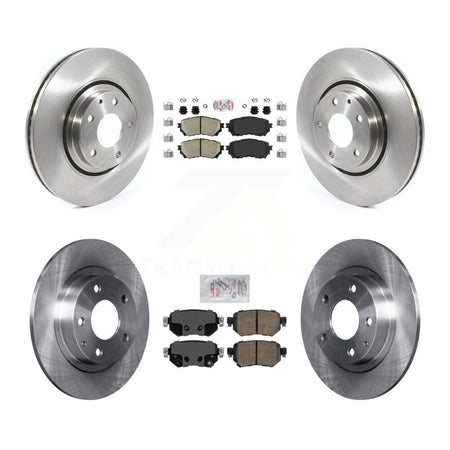 Front Rear Ceramic Pads And Disc Brake Rotors Kit For 2021 Mazda 6 Turbocharged K8A-102451