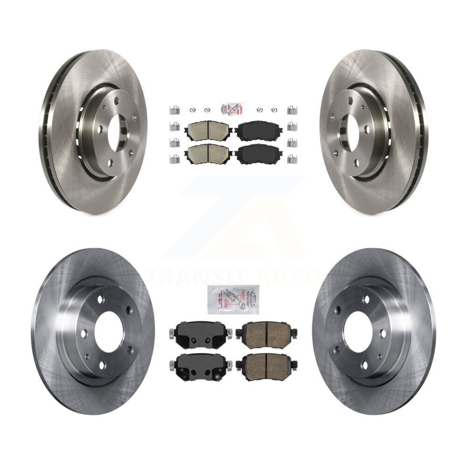 Front Rear Ceramic Pad And Disc Brake Rotor Kit For 2019-2021 Mazda 6 Naturally Aspirated K8A-102452