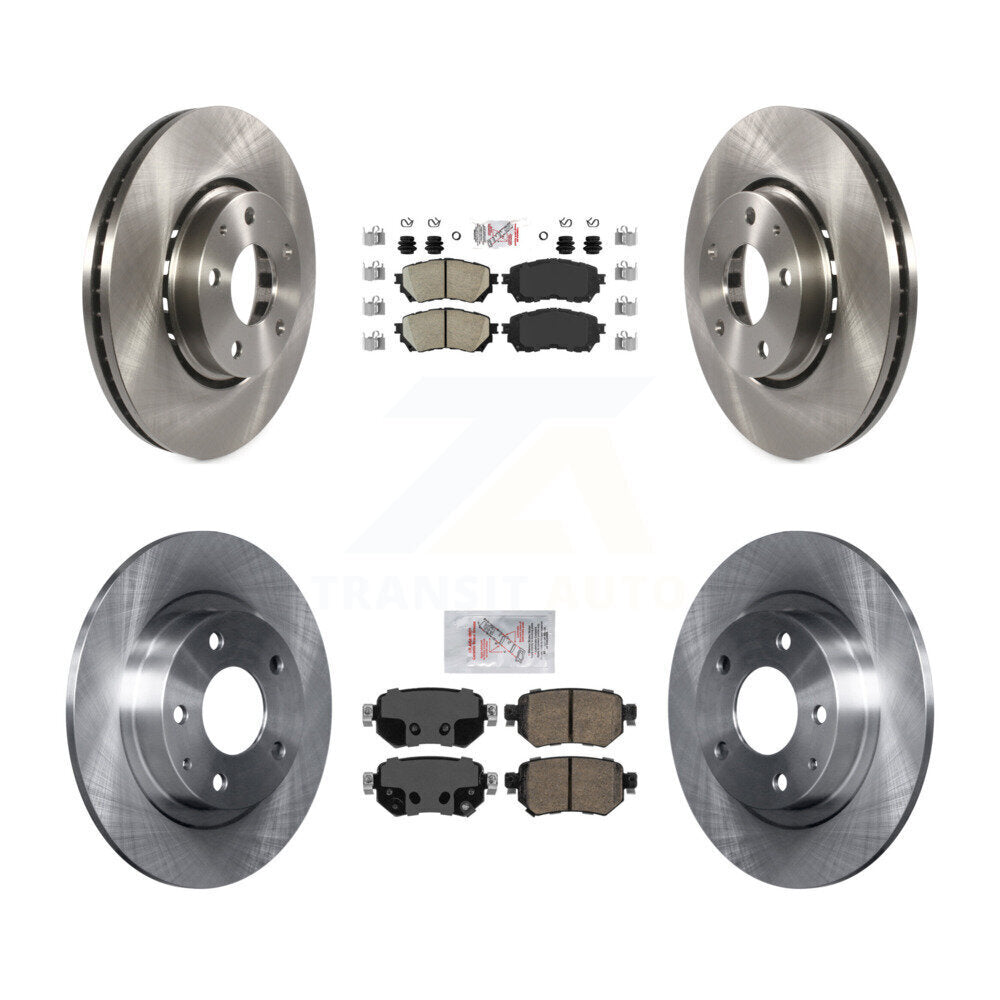 Front Rear Ceramic Pad And Disc Brake Rotor Kit For 2019-2021 Mazda 6 Naturally Aspirated K8A-102453