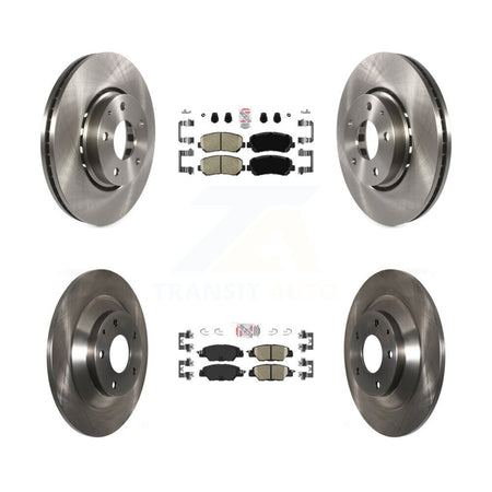Front Rear Ceramic Pads And Disc Brake Rotors Kit For Mazda CX-5 K8A-102456