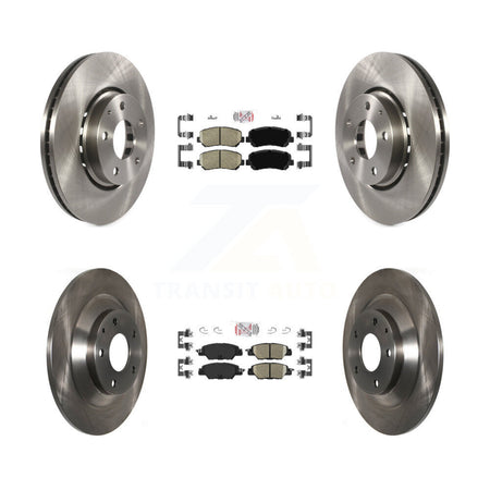 Front Rear Ceramic Pads And Disc Brake Rotors Kit For Mazda CX-5 K8A-102457