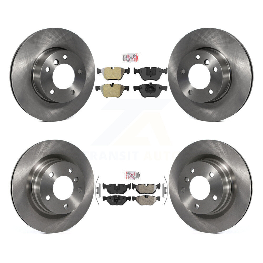 Front Rear Semi-Metallic Pads And Disc Brake Rotors Kit For BMW 328i 323i 325i K8A-102459