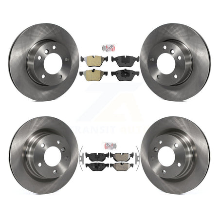 Front Rear Semi-Metallic Pads And Disc Brake Rotors Kit For BMW 328i 323i 325i K8A-102459