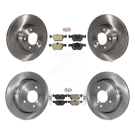 Front Rear Semi-Metallic Pads And Disc Brake Rotors Kit For BMW 328xi K8A-102461
