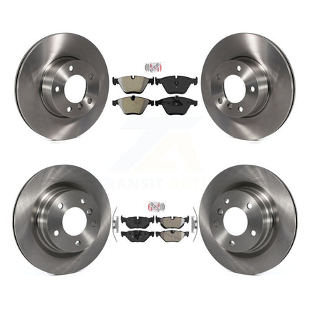 Front Rear Semi-Metallic Pads And Disc Brake Rotors Kit For BMW 328i K8A-102466