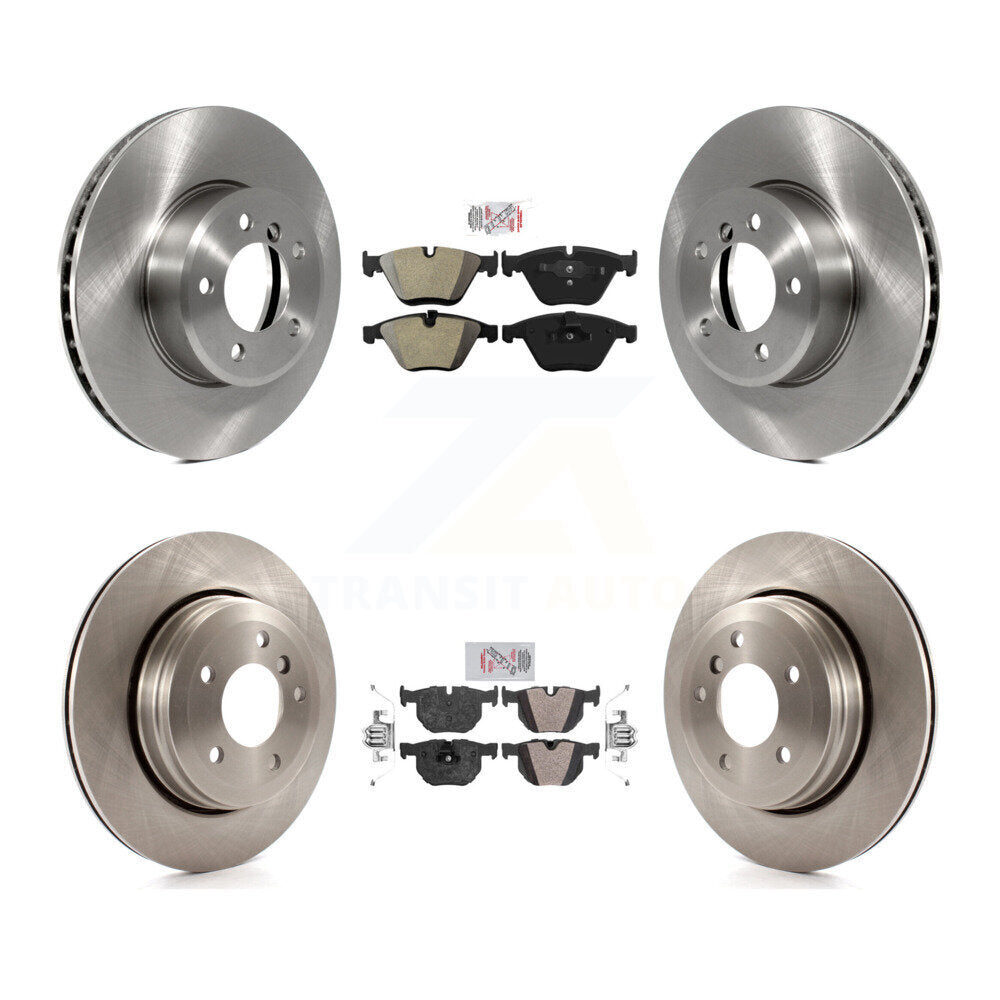 Front Rear Semi-Metallic Pads And Disc Brake Rotors Kit For BMW 530i 525i 528i K8A-102467