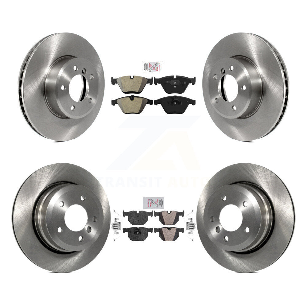 Front Rear Semi-Metallic Pad & Brake Rotor Kit For BMW 530xi 528i xDrive 535i 535xi 528xi K8A-102468
