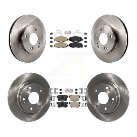 Front Rear Ceramic Pads And Disc Brake Rotors Kit For Honda Civic K8A-102478