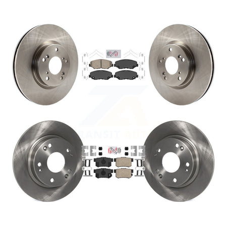 Front Rear Ceramic Pads And Disc Brake Rotors Kit For Honda Civic Acura ILX K8A-102480