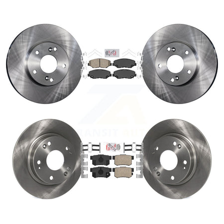 Front Rear Ceramic Pads And Disc Brake Rotors Kit For Honda Civic K8A-102485