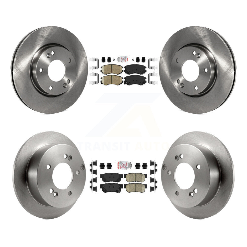 Front Rear Ceramic Pad Disc Brake Rotor Kit For Hyundai Tucson Kia Sportage Sonata Optima K8A-102502