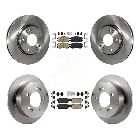 Front Rear Ceramic Pad Disc Brake Rotor Kit For Hyundai Tucson Kia Sportage Sonata Optima K8A-102502