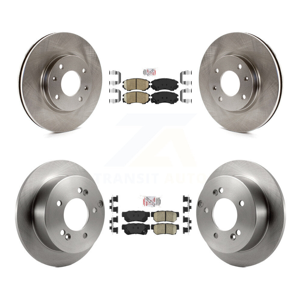 Front Rear Ceramic Pads And Disc Brake Rotors Kit For 2005 Kia Magentis From 10 05 K8A-102505