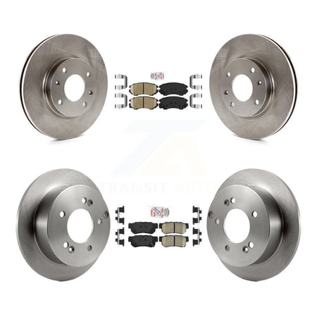 Front Rear Ceramic Pads And Disc Brake Rotors Kit For 2005 Kia Magentis From 10 05 K8A-102505