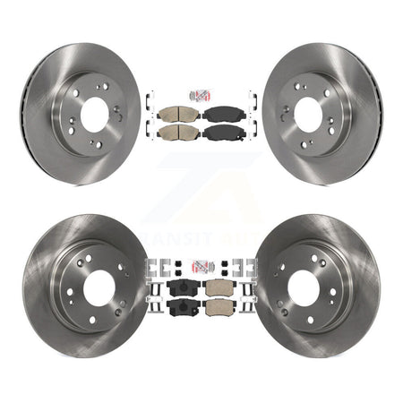 Front Rear Ceramic Pads And Disc Brake Rotors Kit For Honda Civic K8A-102510