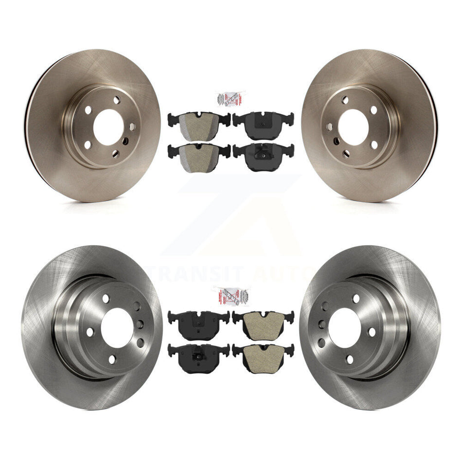 Front Rear Semi-Metallic Pads And Disc Brake Rotors Kit For BMW X5 K8A-102517