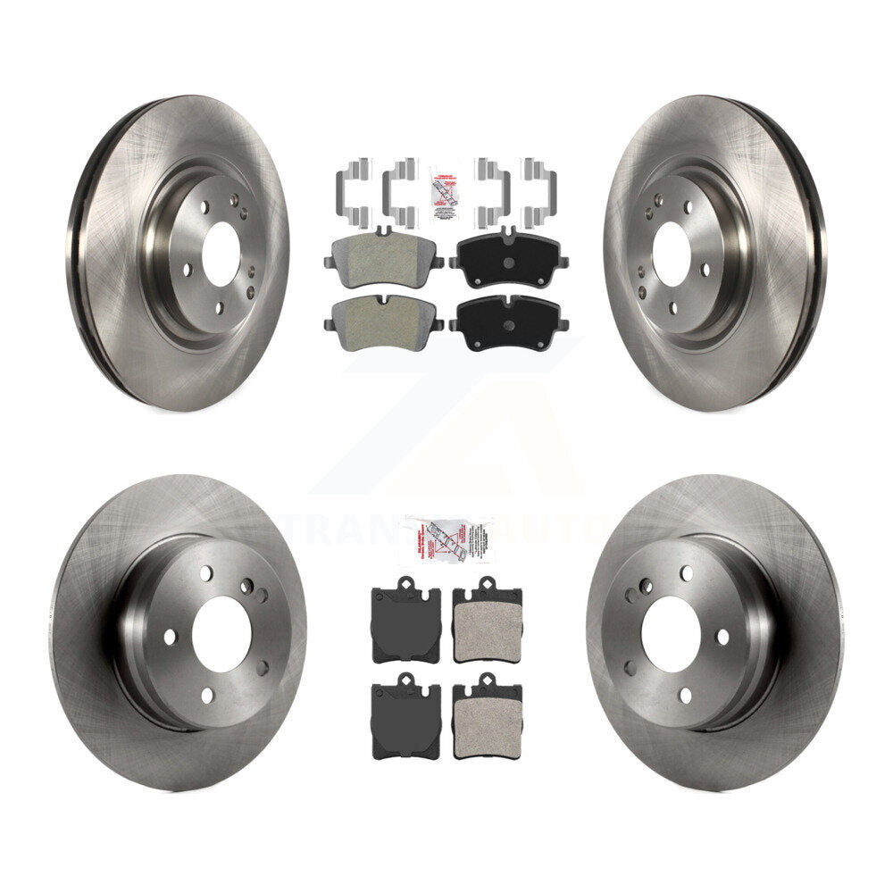 Front Rear Semi-Metallic Pad Brake Rotor Kit For 04 Mercedes-Benz C320 With Sport Package K8A-102521